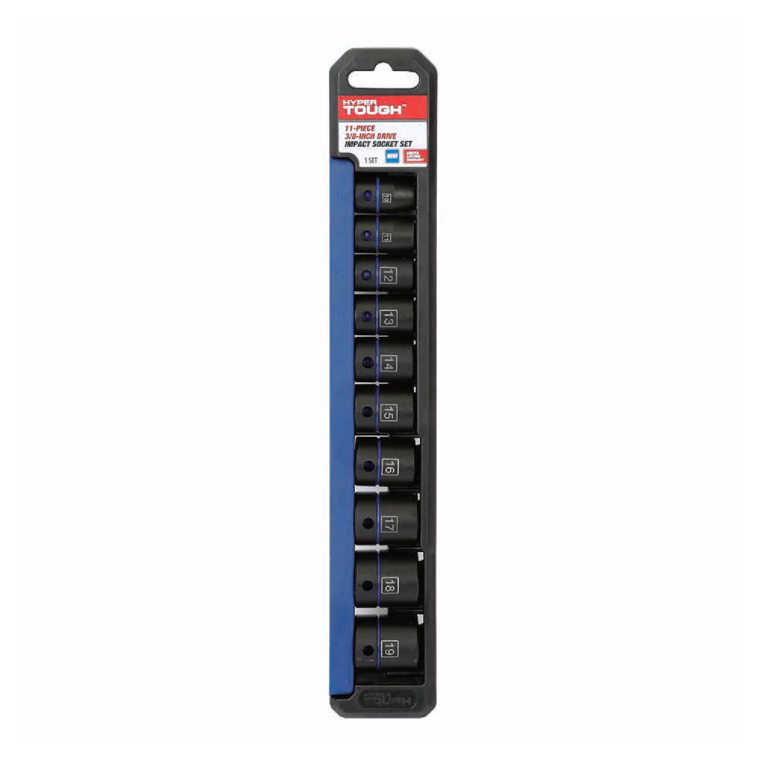 Hyper Tough 11-Piece 3/8-inch Drive Metric Socket Set (mm)