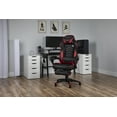 thumbnail image 5 of RESPAWN 110 Racing Style Gaming Chair, Reclining Ergonomic Leather Chair with Footrest, in Red (RSP-110-RED), 5 of 17