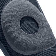 medi Genumedi Knee Support w/Silcone Patella Ring, VI, Silver
