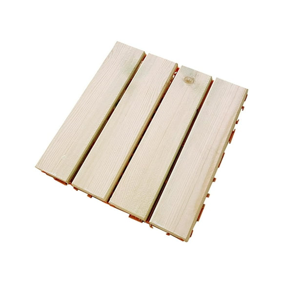 LOVIVER Outdoors Balcony Flooring Wood 29x29cm Waterproof Patio Floor Decking Tiles for