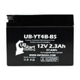 thumbnail image 3 of Replacement 2006 Yamaha TTR50E 50CC Factory Activated, Maintenance Free, Motorcycle Battery - 12V 2.3Ah, UB-YT4B-BS, 3 of 8