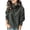 Gray, variant on Turtleneck Pullover for Women Fleece Lined Long Sleeve Raglan Sleeve Sweater Casual Fall Winter Top