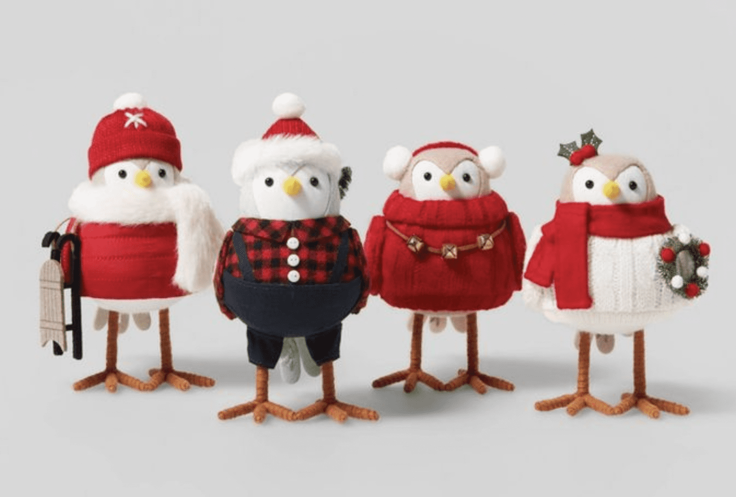 Target NEW Wondershop Winter Mini Birds 2019 Holiday Set of 3 