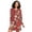 Cherry Blossoms, variant on Nightgowns For Women Long Sleeve Night Shirts Print Sleepwear Floral and Leopard Pattern