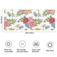 thumbnail image 3 of Pioneer Flower Floral Print Pattern Bathroom Rugs Mat, Non Slip Microfiber Bathroom Rug with Rubber Backing, Soft Mats for Bathroom Floor Tub Shower, 24"x60", 3 of 5