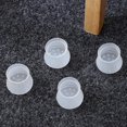 thumbnail image 4 of Tapas de Patas de Silla Cuadradas Antideslizantes de Silicona de Pies para Taburetes - Azul perfecl Tapas de las piernas del asiento, 4 of 8