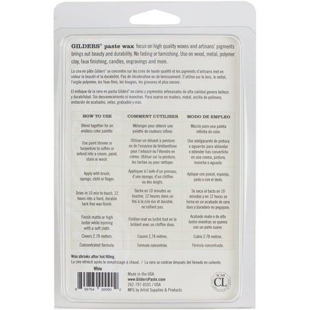 UPC: 0899764000902 | Baroque Art Gilders Paste 1oz-White