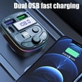thumbnail image 2 of Car MP3 Player Bluetooth 5.3 With Fast Charging FM Transmitter USB/TF Playback Hands Free Call, 2 of 7