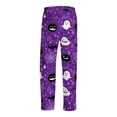 thumbnail image 5 of Halloween Mens Pajama Pants Pumpkin Lounge Drawstring Sleepwear Pajama Pants Halloween Soft Long Sleep Lounge Sleepwear with Pockets, 5 of 5