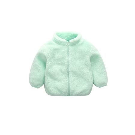 

Hooded Down Plush Jacket for Infant Toddler Baby Boys Girls Long Sleeve Thicken Warm Winter Coat Windproof Lightweight Outerwear