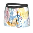 thumbnail image 2 of Wukai Zebra Colourful Print Men’s Underwear Breathable Boxer Briefs,&nbsp;Moisture Wicking & Breathable-Medium, 2 of 7
