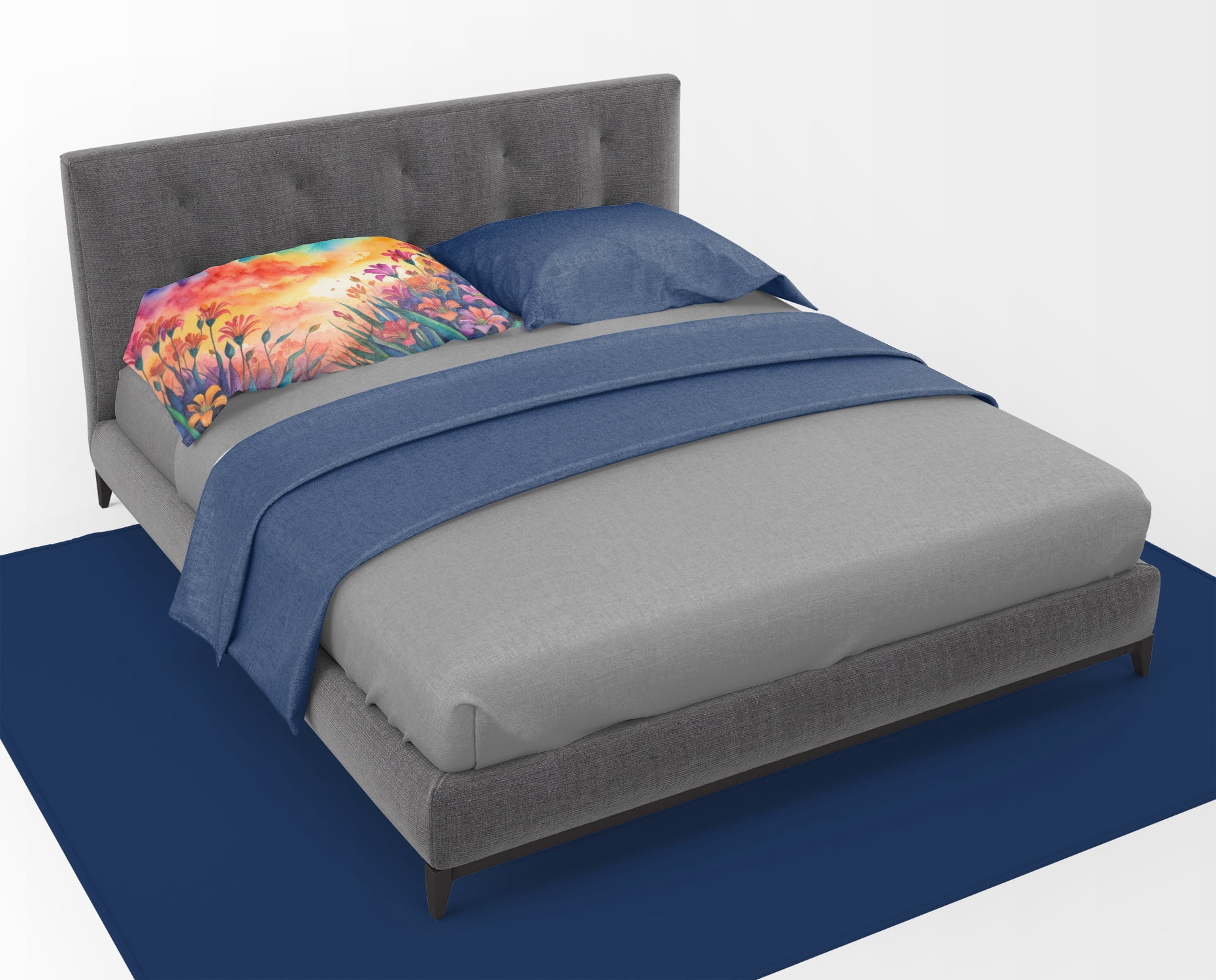 Carolines Treasures DAC1403PILLOWCASE 20.5 x 30 in. Unisex Alstroemerias in Color Fabric Standard Pillowcase