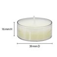 thumbnail image 3 of Mainstays 30PK Unscented Ivory Tealights Candles, 3 of 5