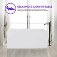 thumbnail image 3 of Vanity Art 47" x 29" Acrylic Freestanding Bathtub, 3 of 5