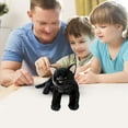 thumbnail image 5 of LYINGF 12 Inch Black Cat Stuffed Animal Plush, Realistic Cute Black Cat Toy Soft Plush Pillow, Cute Plush Toy Gifts for Kids, Birthday Christmas Decoration Supplies, 5 of 9