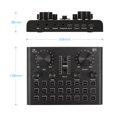 thumbnail image 2 of Graflsoa V8PLUS Carte Son Bluetooth avec Batterie Intégrée, Changeur de Voix, Effets Reverb pour Diffusion en Direct, Enregistrement et Karaoké sur PC/Mobile, Inclut Câbles USB et Audio, Design Compact Noir, 2 of 7