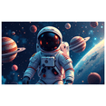 thumbnail image 3 of Outer Space Planets Pattern Cosmic Themed Space Exploration Galaxy Backdrop Banner Kids Party Supplies Photography Props Decorations Astronomy Event, 3 of 4
