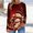 Red, variant on Christmas Shirts for Women 2026 Long Sleeve Xmas Party Holiday Tops Womens Christmas Shirts Funny Xmas Shirts Crew Neck Graphic Tees Dressy Casual Blouse Soft Cozzy Loose Fit Fall Clothes