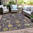 thumbnail image 4 of Dalyn Rugs Machine Washable Indoor/Outdoor Chantille Purple 10' x 14' Rug, 4 of 9