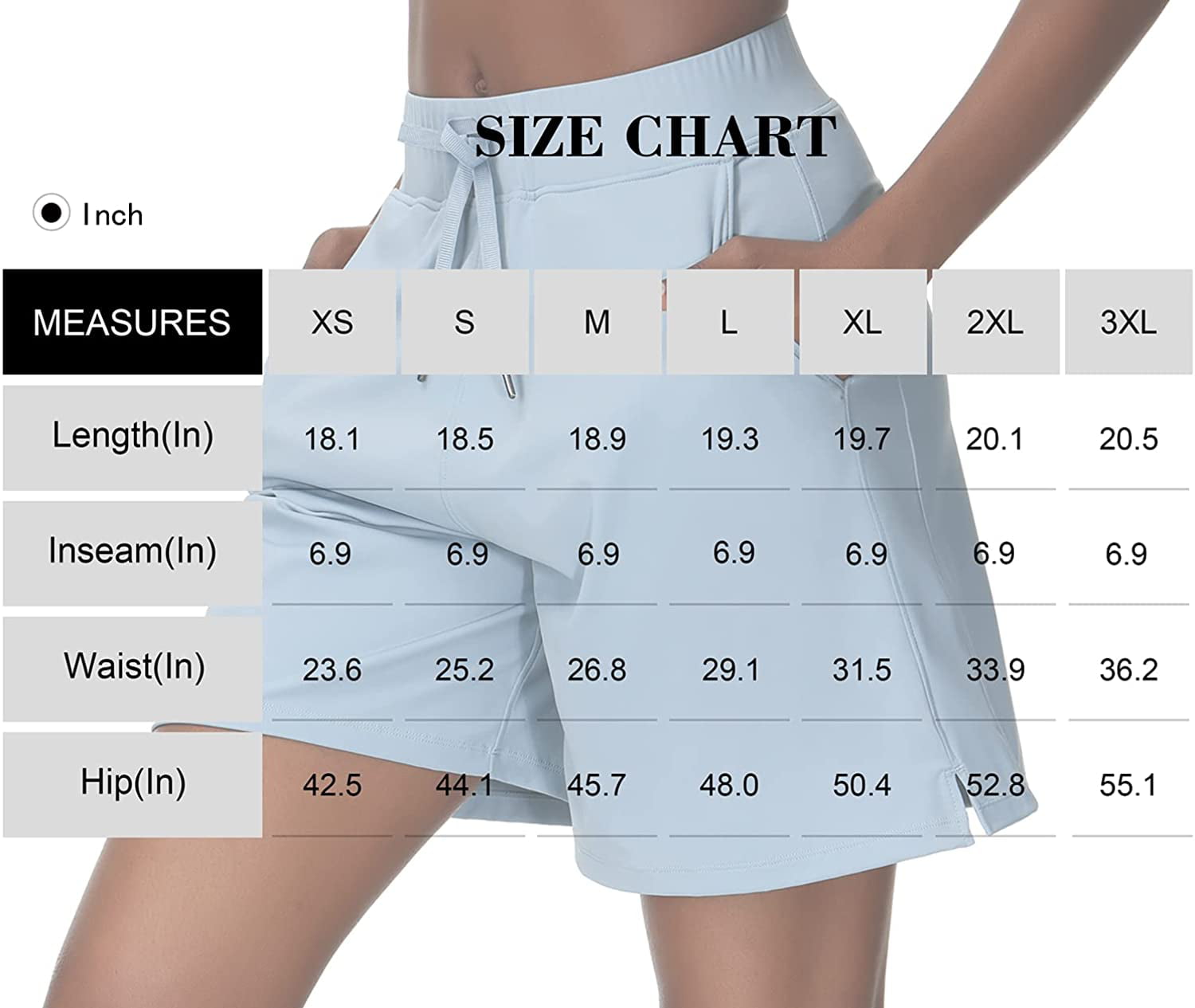 Running Athletic Fautte Women's Workout Yoga Shorts with Big Pockets Bermuda Shorts for Lounge