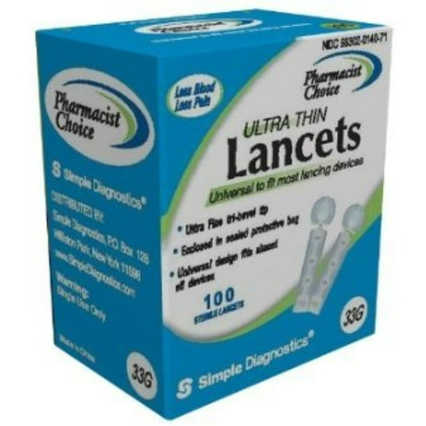 Pharmacist Choice Twist Top Lancets 33 Gauge Sold By Diabetic Corner