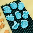 thumbnail image 3 of Molde para galletas de conejo de pascua, cortador de galletas de conejo de dibujos animados en 3D, Fondant, sello en relieve, decoración de pasteles DIY, herramienta para hornear, 4 piezas por juego, 3 of 4
