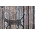 thumbnail image 2 of Murray Henderson Fine Art 24x17 Gold Ornate Wood Framed with Double Matting Museum Art Print Titled - Barn Cat Shadow 5, 2 of 4