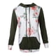 thumbnail image 4 of Sudadera con Capucha Floral Manga Larga Moda Casual Apariencia Atractiva Mujer SG, 4 of 8