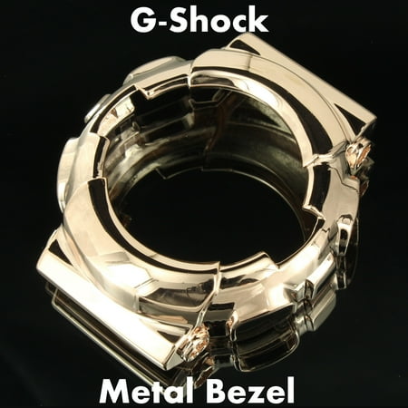 Custom Fit Rose Gold G Shock Watch with Metal Bezel Kuwait Ubuy