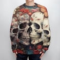 thumbnail image 4 of Gothic Skull Lover Neck Sweater, 4 of 6