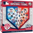 thumbnail image 2 of MasterPieces MLB Home Plate 500 Piece Jigsaw Puzzle - Sports Shaped Puzzle for Adults, 2 of 5