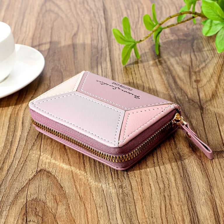 Monederos De Mujer Pequenos Mujer Wallets Pink Slim Wallet Fashion Hand Held Hand Held Bag Multi Slot Purse One Size Walmart