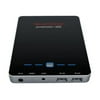 TekNmotion Powermotion 12000 - Power bank - 12000 mAh - 2 A - 3 output connectors (USB, DC jack)