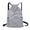 light gray, variant on Waterproof Oxford Fabric Sports Bag High Capacity Drawstring Backpack Light Weight Gym Bag for Climbing Hiking Swimming