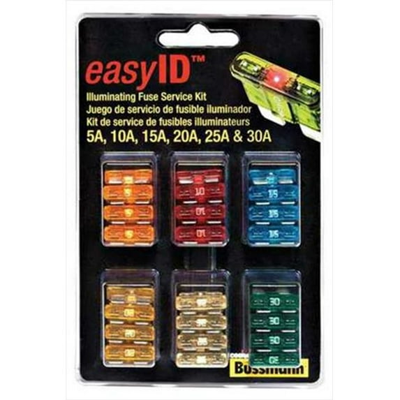 BUSSMANN ATMIDSK Fuse Kit, Automotive, Atm, 32V