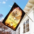 thumbnail image 3 of He is risen, Lion And Lamb Easter Flag - House Flag (29.5" x 39.5"), 3 of 9