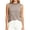 Brown, variant on Tank Tops For Women Summer Crew Neck Striped Back Detail Chic Party Resort Vacation Daytime Outfit Easy Match Street Style Beach Trip Holiday Wardrobe