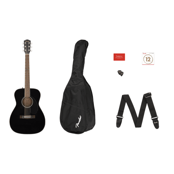 Fender CD-60S Acoustic Guitar, Black