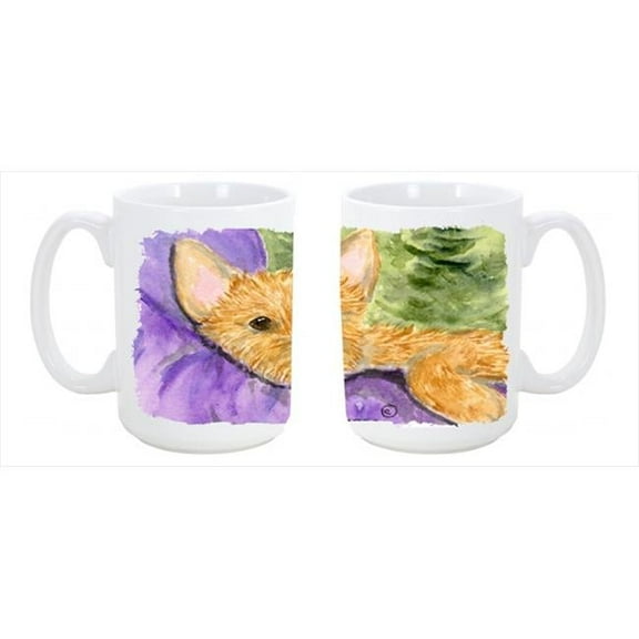 Norwich Terrier Dishwasher Safe Microwavable Ceramic Coffee Mug 15 oz.