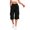 Black, variant on Women's Bermuda Cargo Shorts, High Waist Knee Length Hiking Shorts for Women, Lightweight Multi Pocket Cargo Bermuda Shorts with Buttons, Adjustable Loose Wide Leg Shorts for Streetwear Beige L