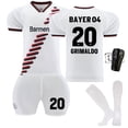 thumbnail image 1 of Maillot de Soccer Garçons Filles Enfants WIRTZ 10 XHAKA 34 GRIMALDO 20, 1 of 2