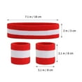 thumbnail image 2 of FOMIYES 1Jgo Deportiva Roja Para Y Muñequera Lavable Para Fitness Y Yoga, 2 of 8