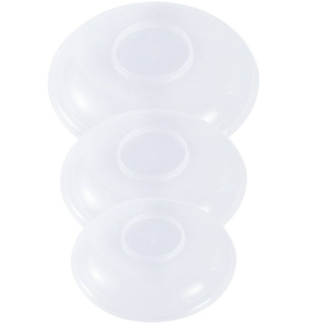 CUITING 3 Pcs Microwave Heating Lid Home Microwave Cover Plastic Food Cover Magnetic Microwave Cover Spray-proof Food Covers