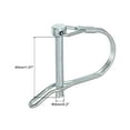 thumbnail image 2 of 10Pack 3/16" Dia Trailer Coupler Pin, 1-5/8" Long Coupler Pin Shaft Locking Pin, Round Pto Pin, 2 of 6