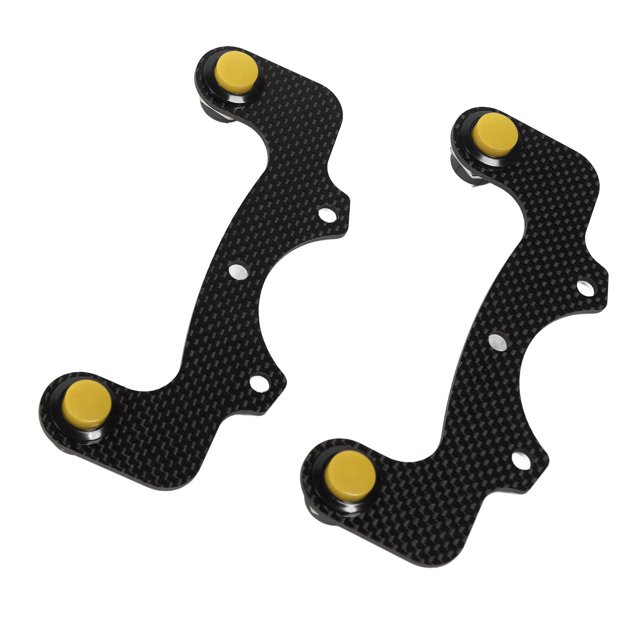 Carbon Fiber High Durability External Horn Button Kit for Nardi VERTEX 6 Bolts Steering Wheel