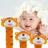Developmental Animal Soft Stuffed Infant Baby Plush Toys Rattles Kids Tiger