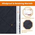 thumbnail image 4 of Garage Door Screen for 1 Car 8x7FT with Retractable Fiberglass Mesh, Heavy Duty Weighted Bottom, Easy Assembly, Hands Free Magnetic Screen Door with 40 Magnets for Garage and Patio, 4 of 7