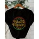 thumbnail image 2 of Camisetas de manga corta para mujer, camisetas de verano estampadas, cómodas, divertidas y casuales, para vacacionesWomen's Black History Month T-Shirt - "It's The Black History for Me" Graphic, Cas, 2 of 8