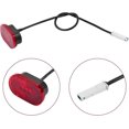 thumbnail image 5 of Rear Wheel Kit Compatible with Xiaomi M365 1S Pro PRO2 Mi3 Electric Scooter Rear Fender Tail Light Rear Bracket Support Parts (Color: Black), 5 of 5