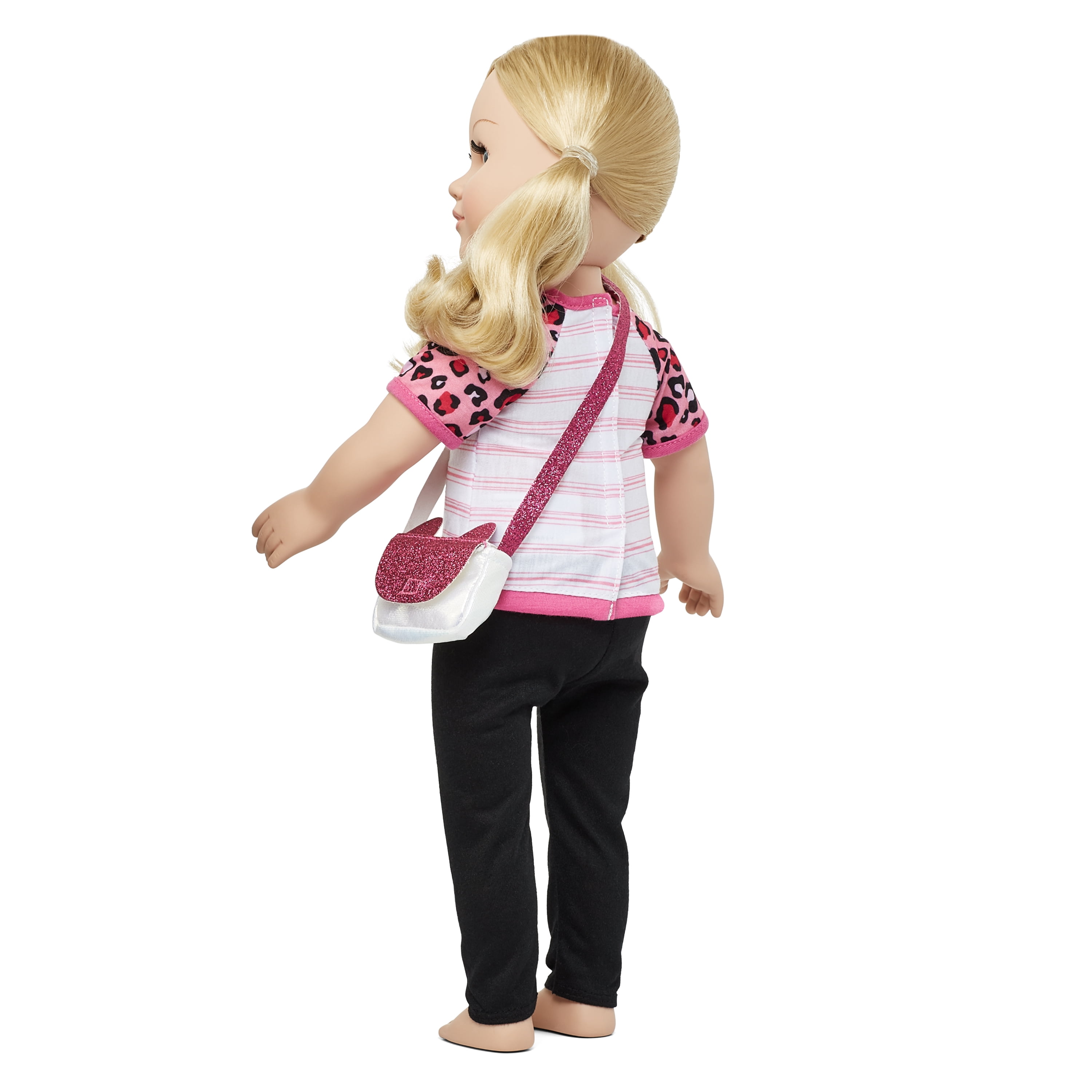 My Life As Mla Pink Cheetah Print Shirt for 18" Dolls